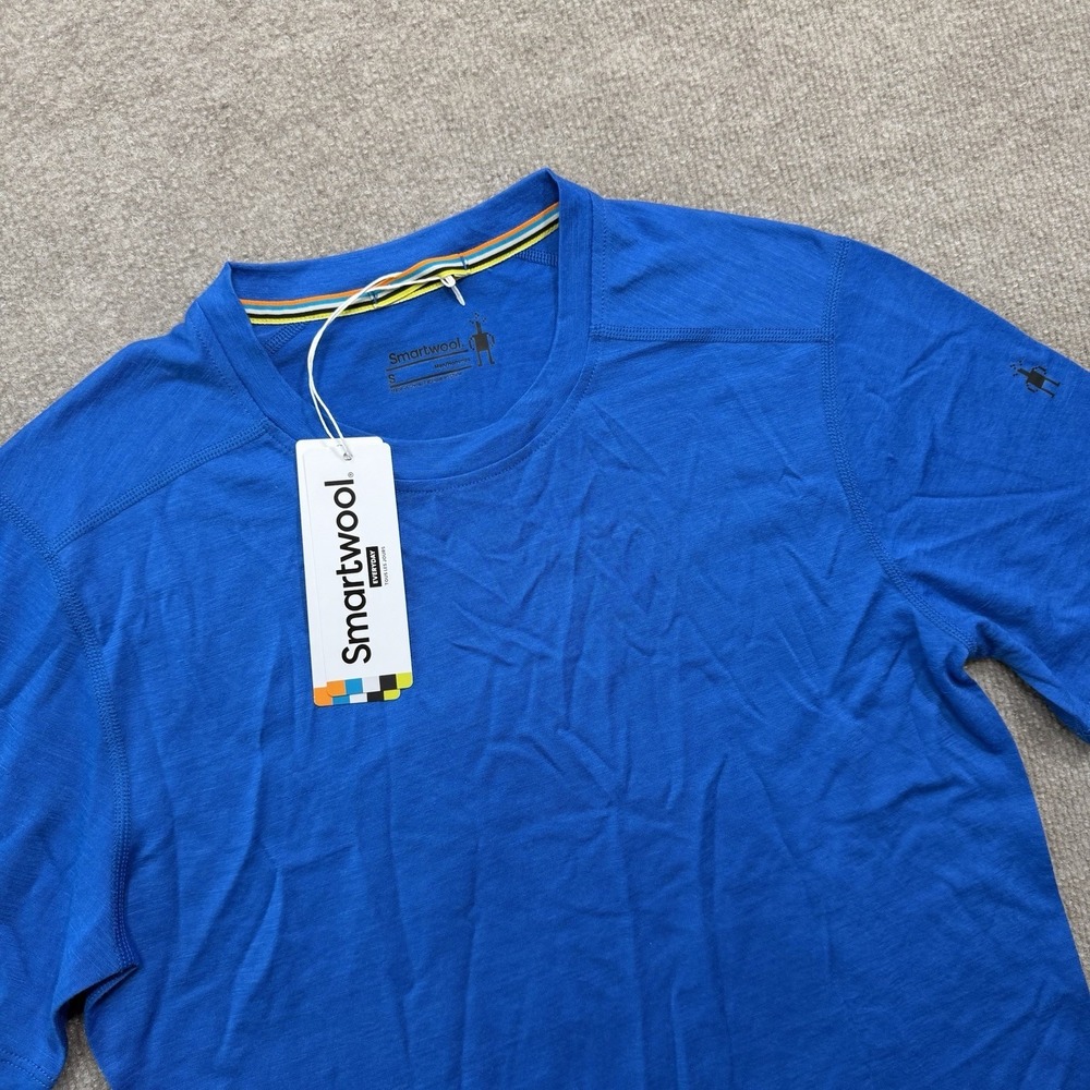 NWT Smartwool Classic All-Season Merino Shirt Blue Men's Sz Small